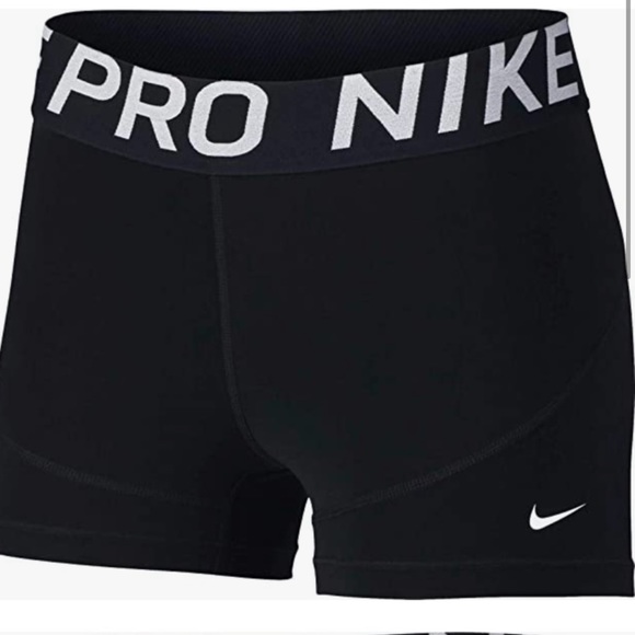 Nike Pants - Nike Pro Women’s Training Shorts Size XL Color Black/White